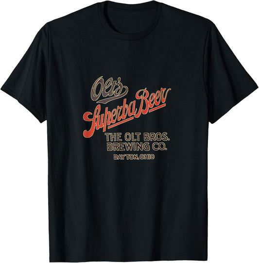 Olt's Superba Beer Dayton Ohio T-Shirt - T-Shirt | Black