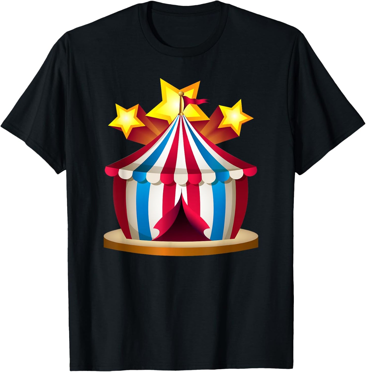 Circus Tent For Event Staff and Kids T-Shirt - T-Shirt | Black