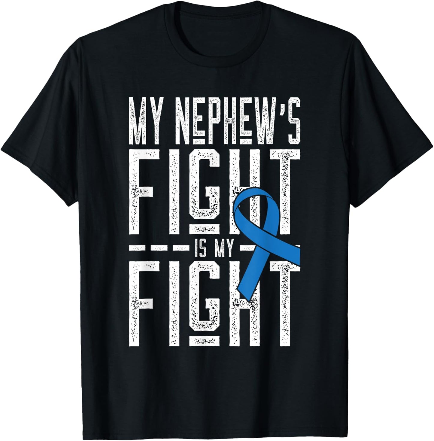 T1D Diabetic Nephew Shirt Juvenile Diabetes Aunt or Uncle T-Shirt - T-Shirt | Black