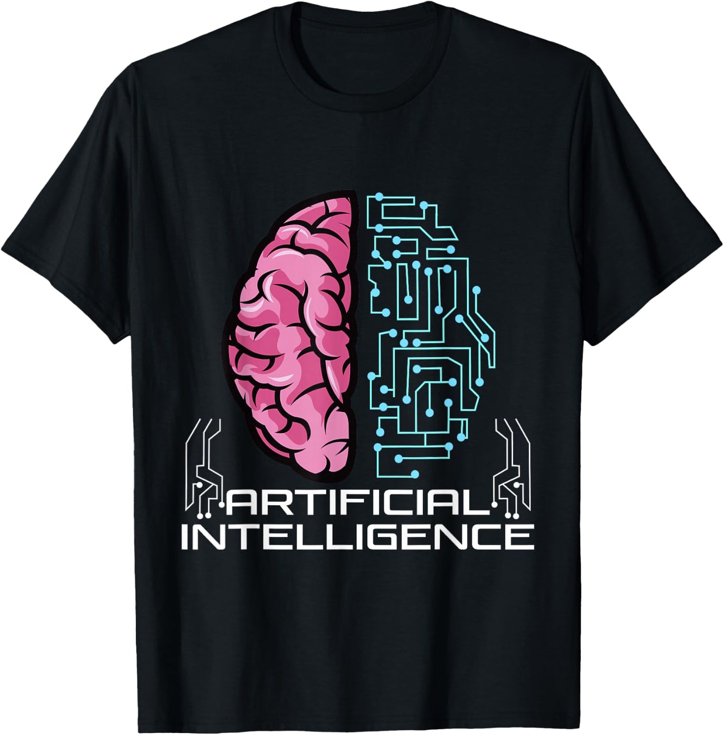 Artificial Intelligence , AI Shirt, Robot AI T-Shirt - T-Shirt | Black