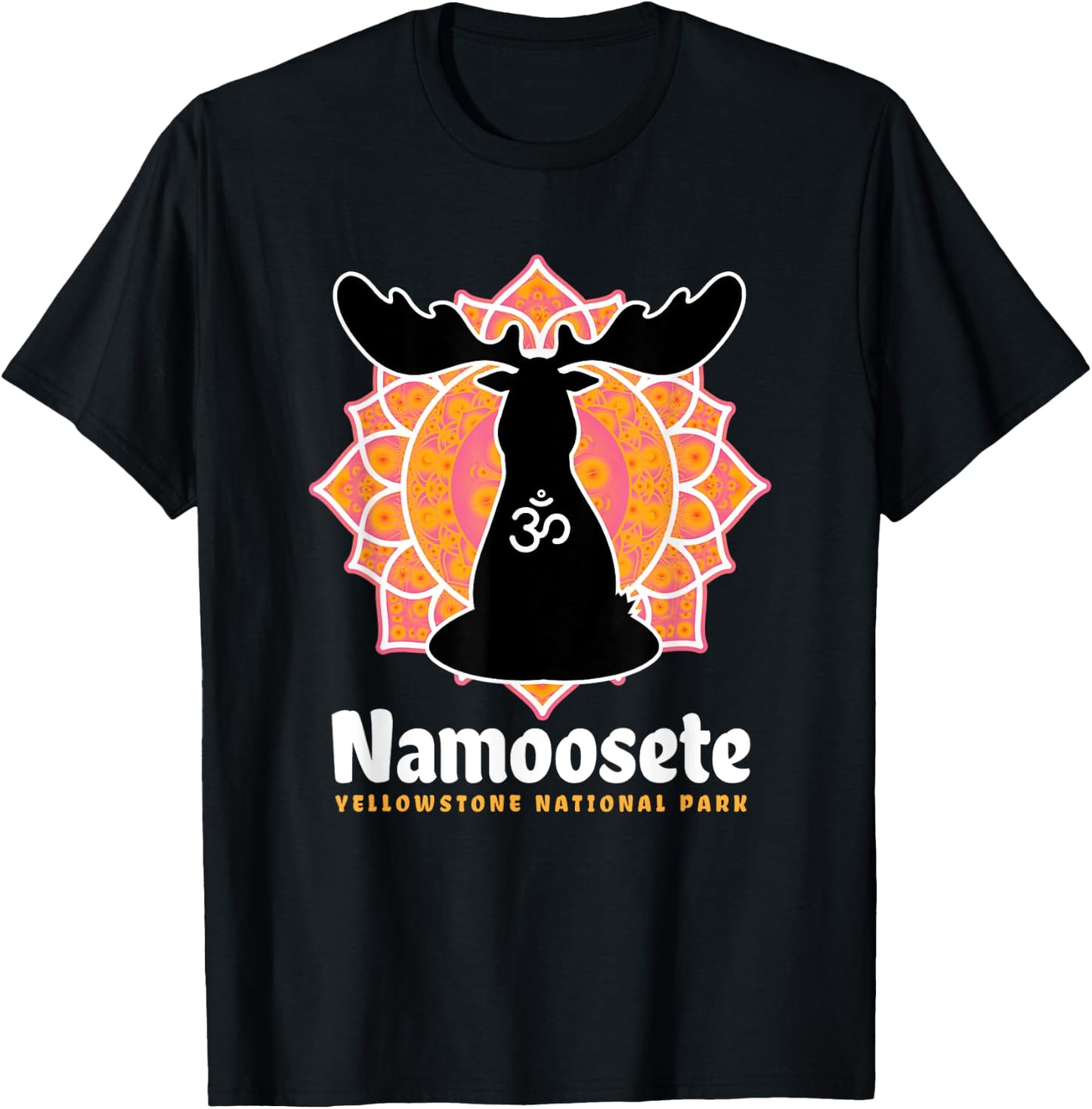 Yellowstone National Park Meditation Lover Cute Funny Gift T-Shirt - T-Shirt | Black