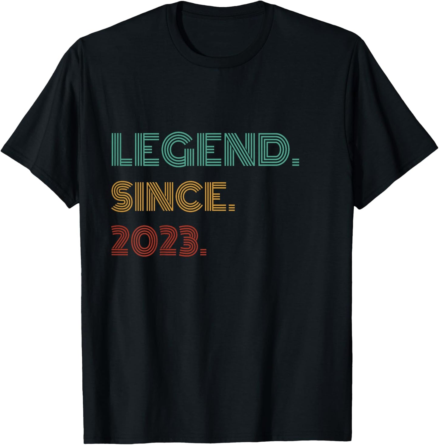 Kids 3 Years Old Legend Since 2023 3rd Birthday T-Shirt - T-Shirt | Black
