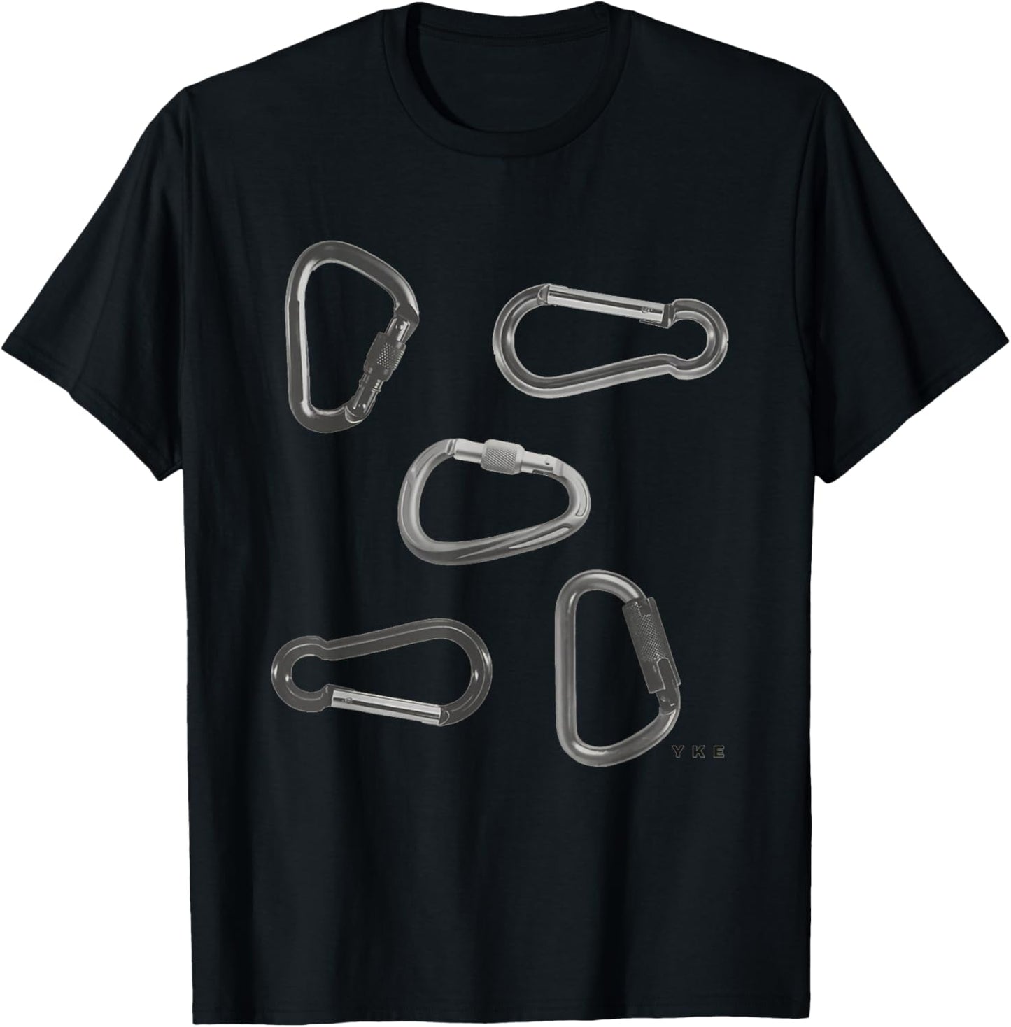 Carabiner Lesbian Wlw Lesbian Pride Queer LGBTQ Month T-Shirt - T-Shirt | Black