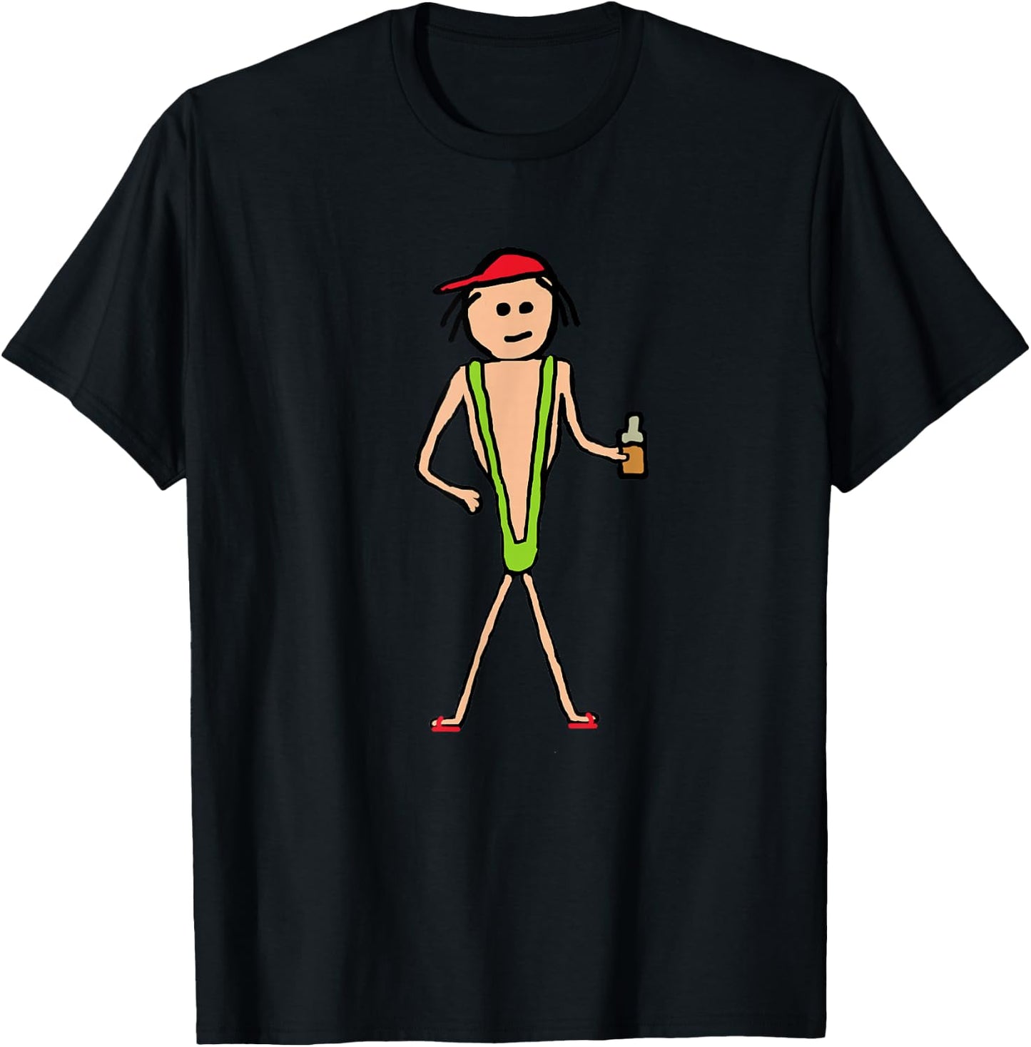 Mankini T-Shirt - T-Shirt | Black
