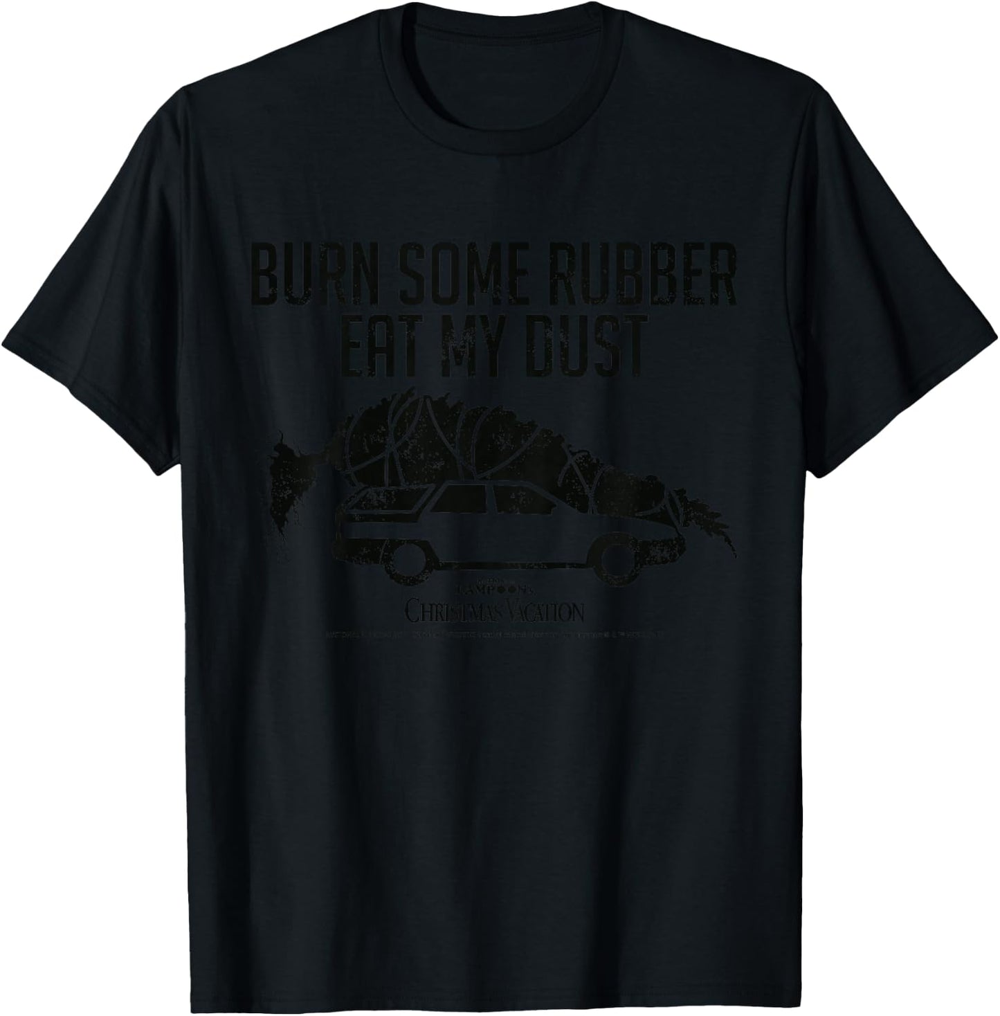Kids National Lampoon's Christmas Vacation Eat My Dust Poster T-Shirt - T-Shirt | Black