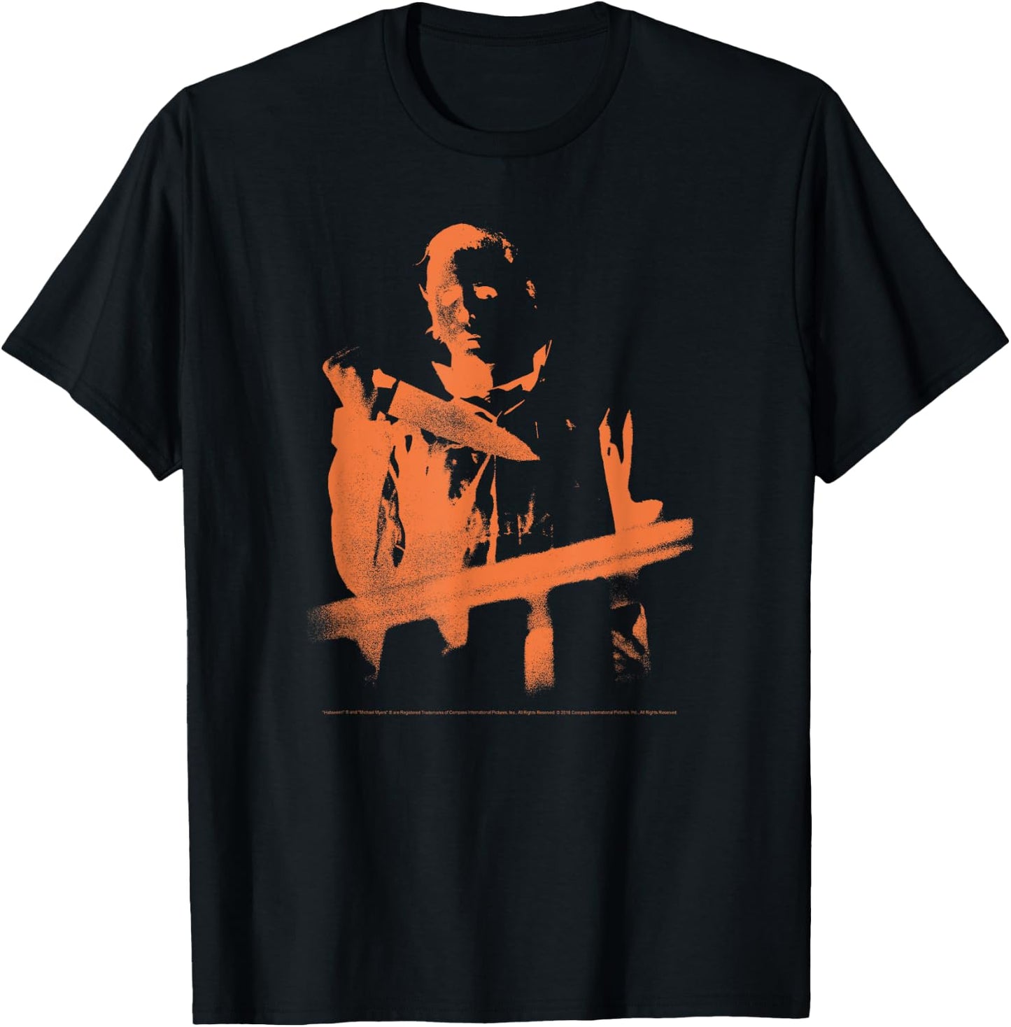 Halloween Michael Myers Inverted T-Shirt - T-Shirt | Black