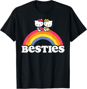 Hello Kitty and Mimmy Besties Shirt T-Shirt - T-Shirt | Black