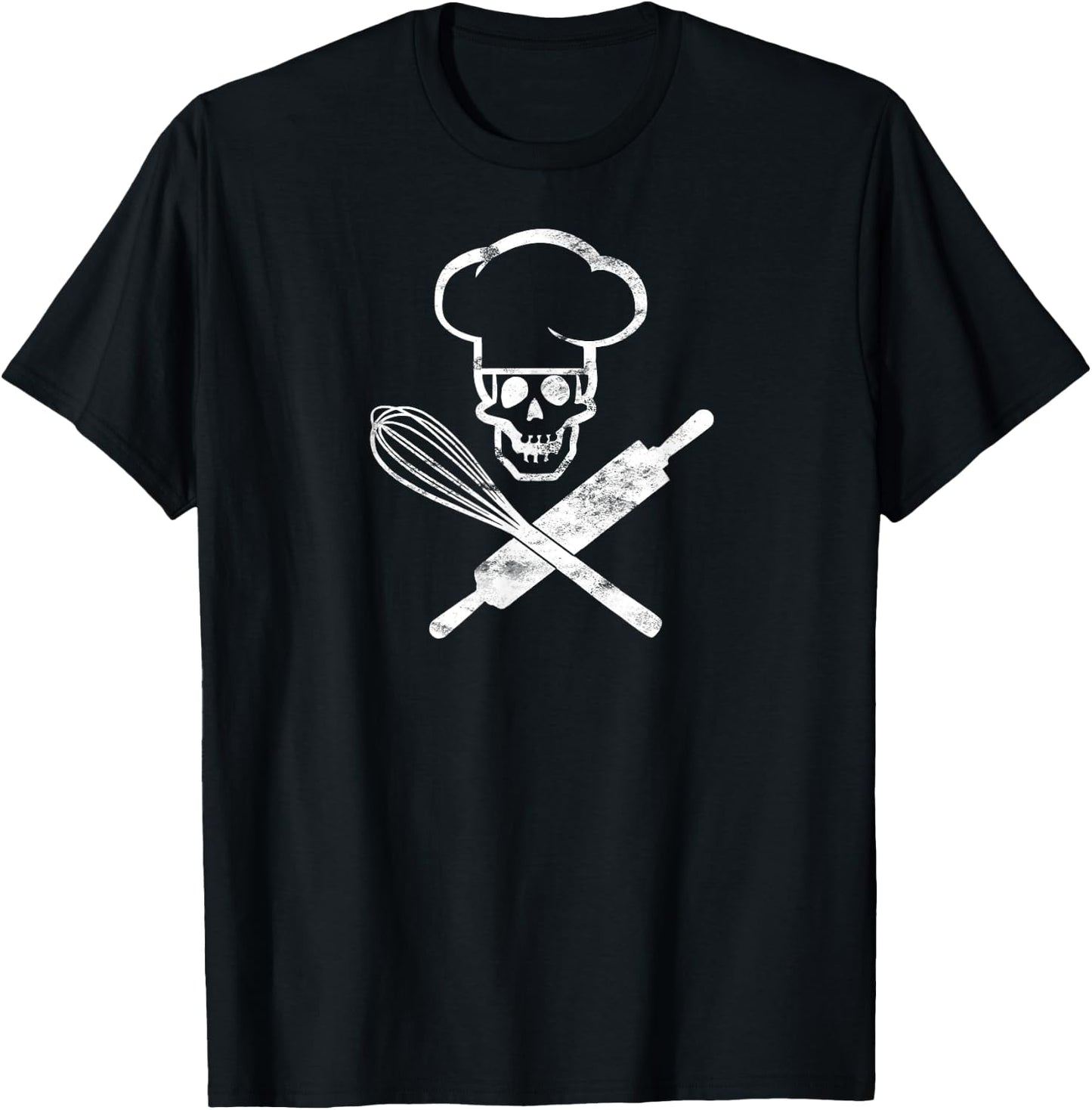 Badass Baker Funny Baking I Love Baking Humor ed T-Shirt - T-Shirt | Black