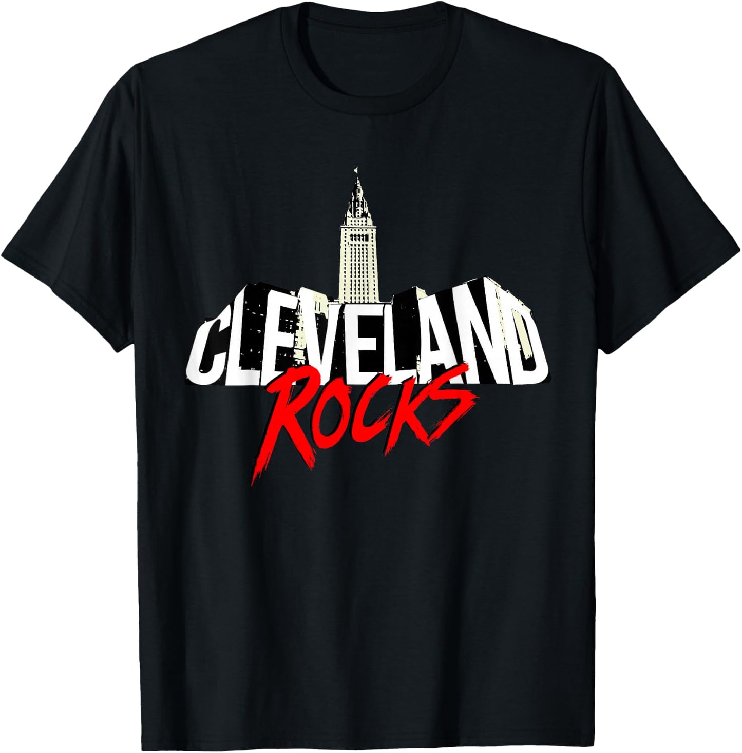 Cleveland Rocks Cleveland Shirt Ohio T Shirts Women Men Kids T-Shirt - T-Shirt | Black