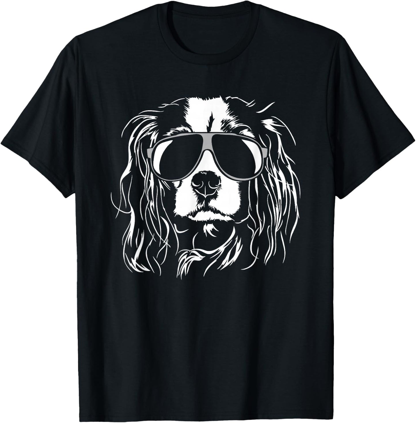 Funny Proud Cavalier King Charles Spaniel T Shirt Dog Gift T-Shirt - T-Shirt | Black