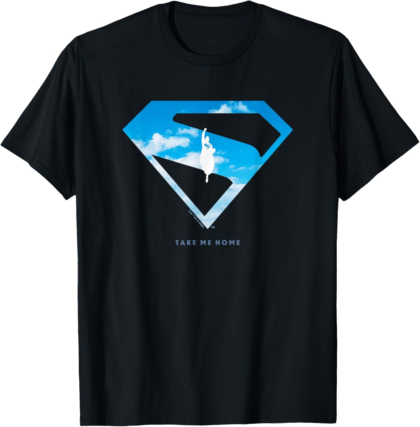 Superman (2025 Movie) Cloud Shield T-Shirt - T-Shirt | Black