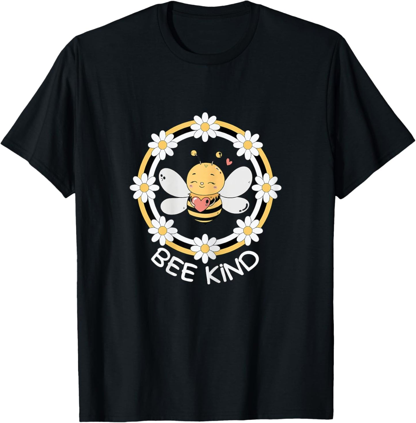 Be Kind, Bee T-Shirt - T-Shirt | Black