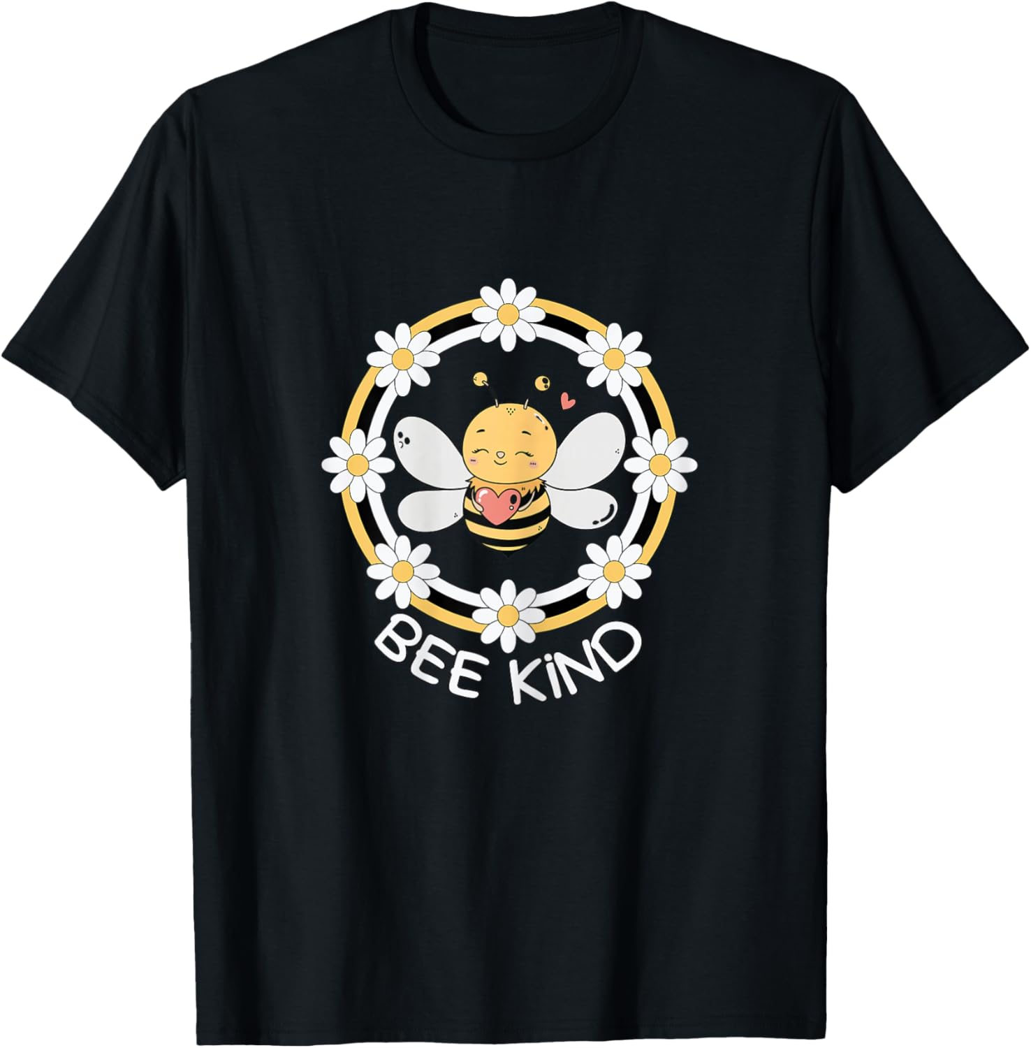 Be Kind, Bee T-Shirt - T-Shirt | Black