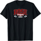 Rose Hulman of Technology Arch Retro Women Raglan Baseball T-Shirt - T-Shirt | Black