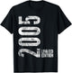 Vintage 2005 Limited Edition 20 Years Old 20th Birthday T-Shirt - T-Shirt | Black