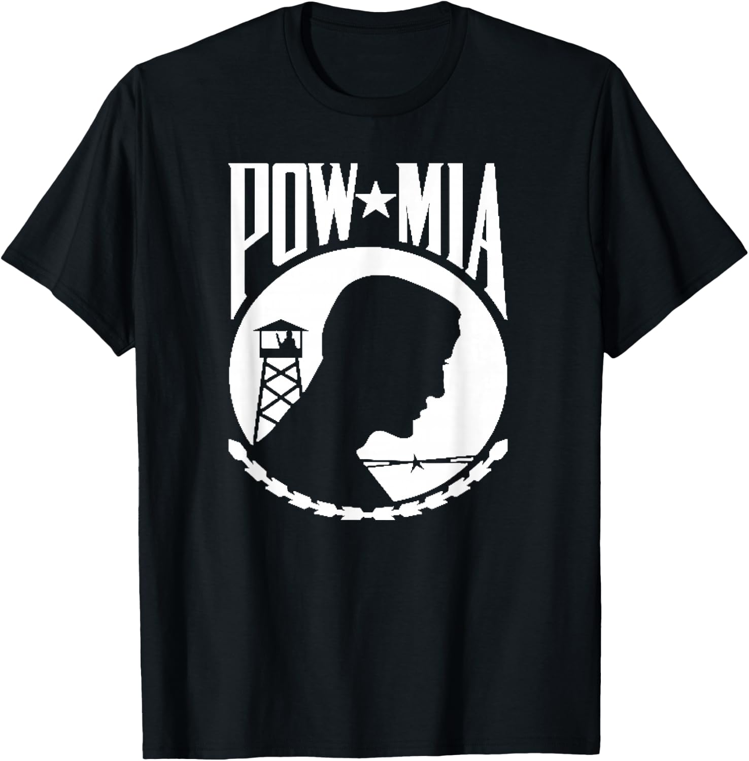 POW MIA Vietnam Vet T-Shirt - T-Shirt | Black