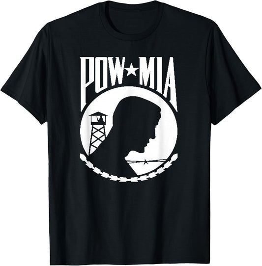 POW MIA Vietnam Vet T-Shirt - T-Shirt | Black