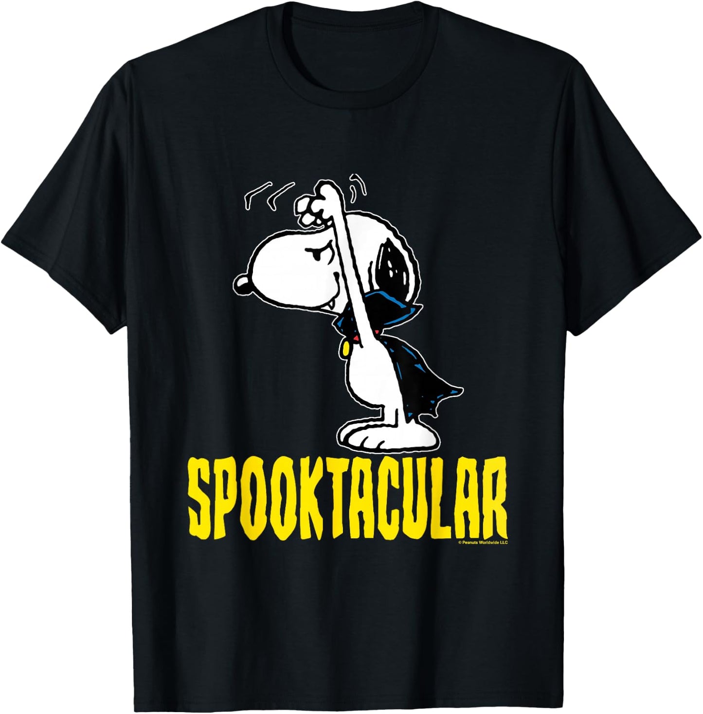 Peanuts Spooktacular Halloween Snoopy T-Shirt - T-Shirt | Black