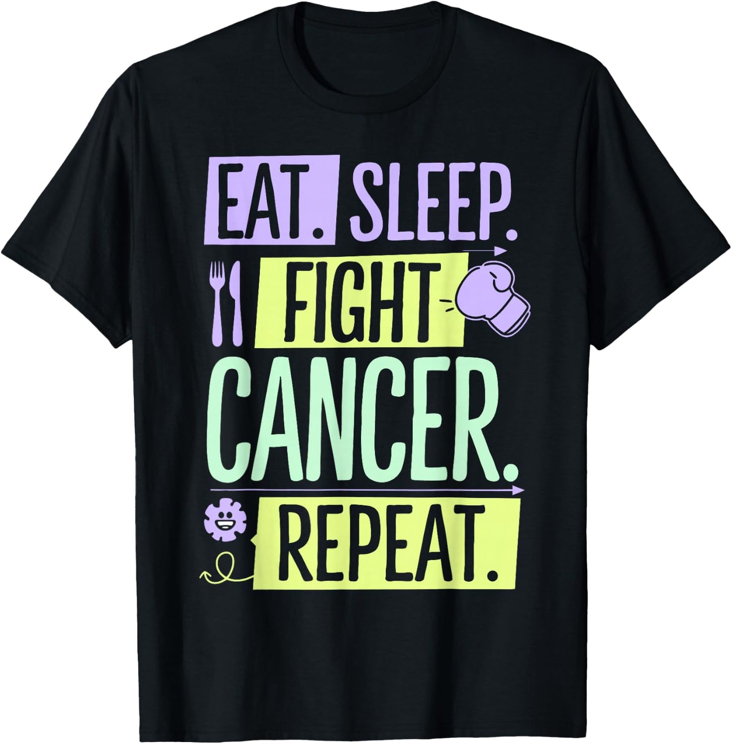 Hem/Onc Nurse Fight Cancer Hematology/Oncology Nurse T-Shirt - T-Shirt | Black