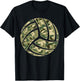Camouflage Volleyball Lover Player Fan Cute Camo Volleyball T-Shirt - T-Shirt | Black