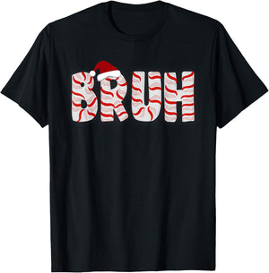 Candy Bruh Christmas Candy Cane for Kids Men Women Xmas Bruh T-Shirt - T-Shirt | Black