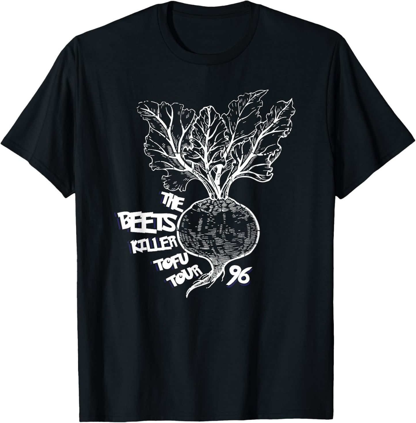 The Beets Killer Tofu Tour Vegan T-Shirt - T-Shirt | Black