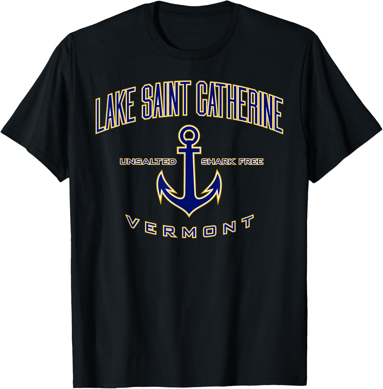 Lake St Catherine VT T-Shirt - T-Shirt | Black