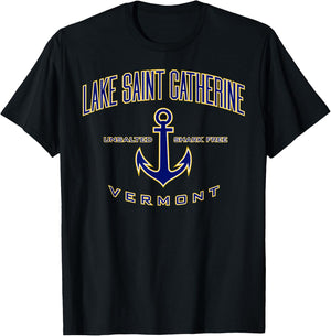 Lake St Catherine VT T-Shirt - T-Shirt | Black