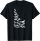 State of Idaho made up of Guns 2nd Amendment T-Shirt - T-Shirt | Black