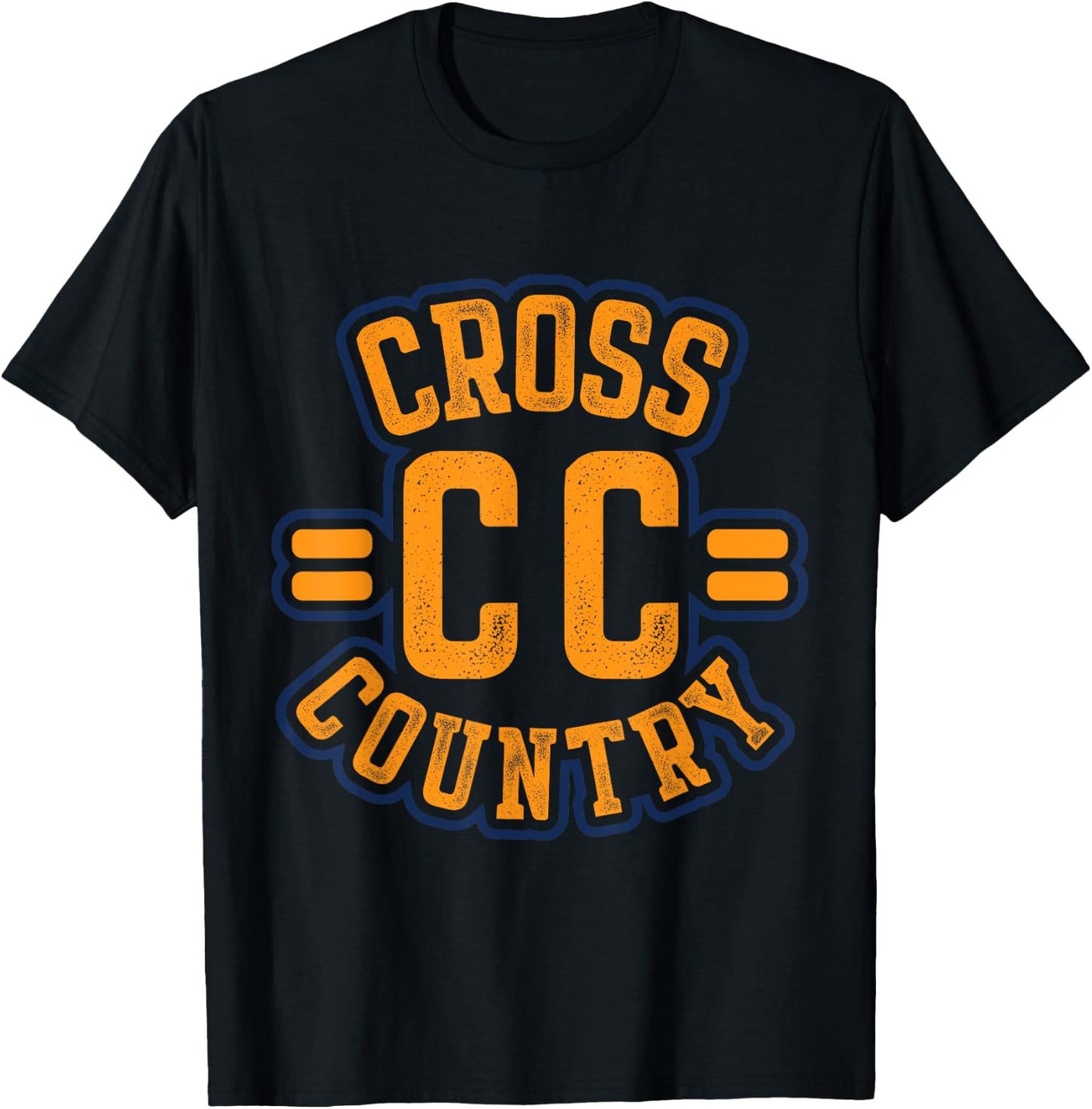 Vintage Cross Country - Cross Country Runner T-Shirt - T-Shirt | Black