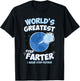 World’s Greatest Step Farter I Mean Step-Father Funny T-Shirt - T-Shirt | Black