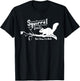 Squirrel Dad Shirt Art Kids Apparel Father's Day Gift T-Shirt - T-Shirt | Black