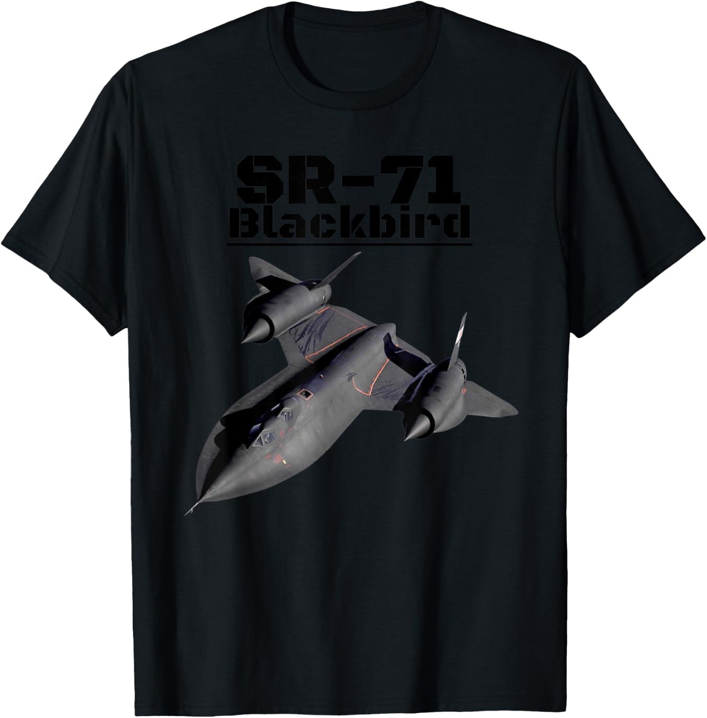 A great SR-71 Blackbird Aviation . T-Shirt - T-Shirt | Black