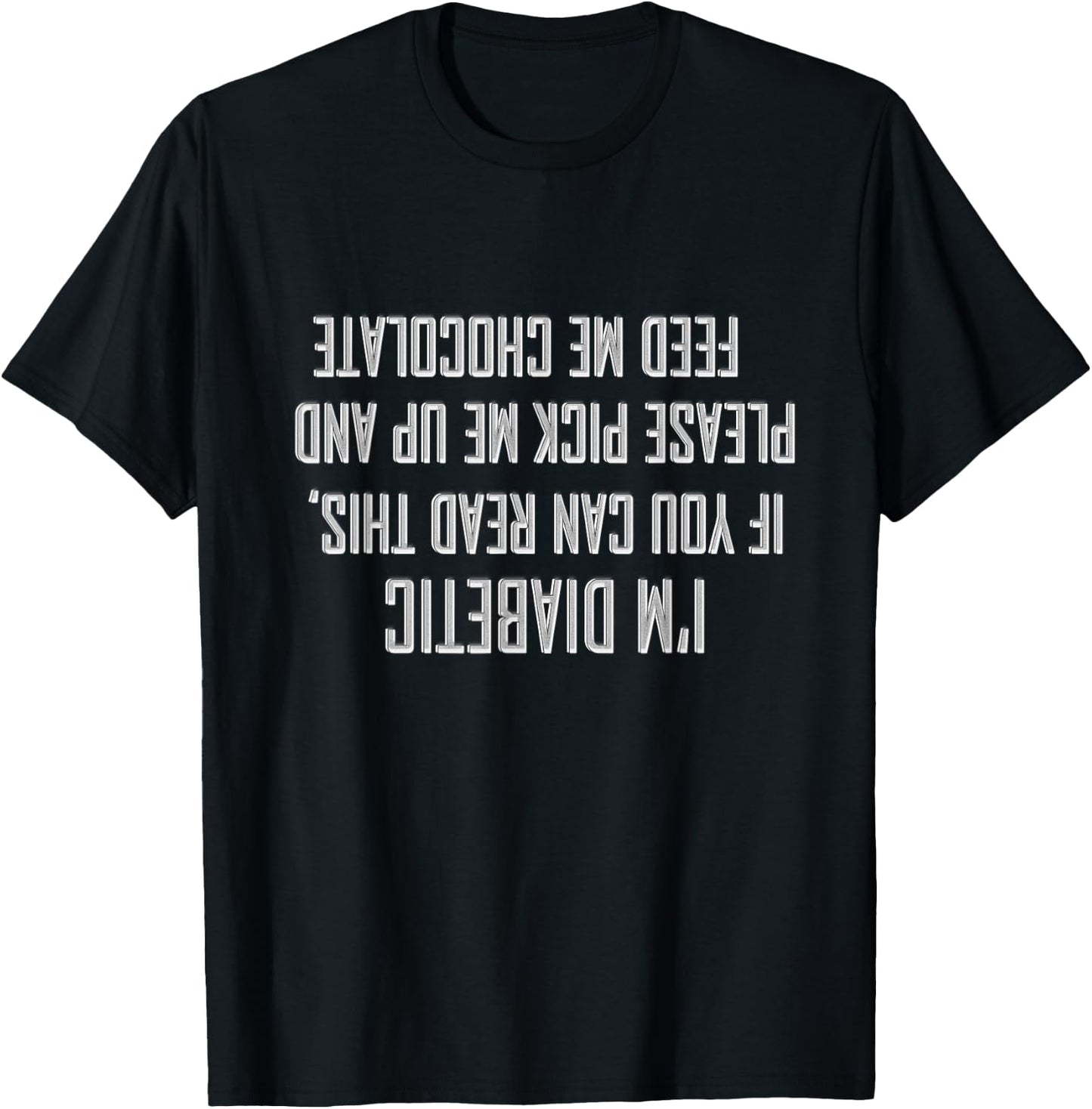 Funny Diabetes - Funny Type 1 Diabetic Shirt T-Shirt - T-Shirt | Black