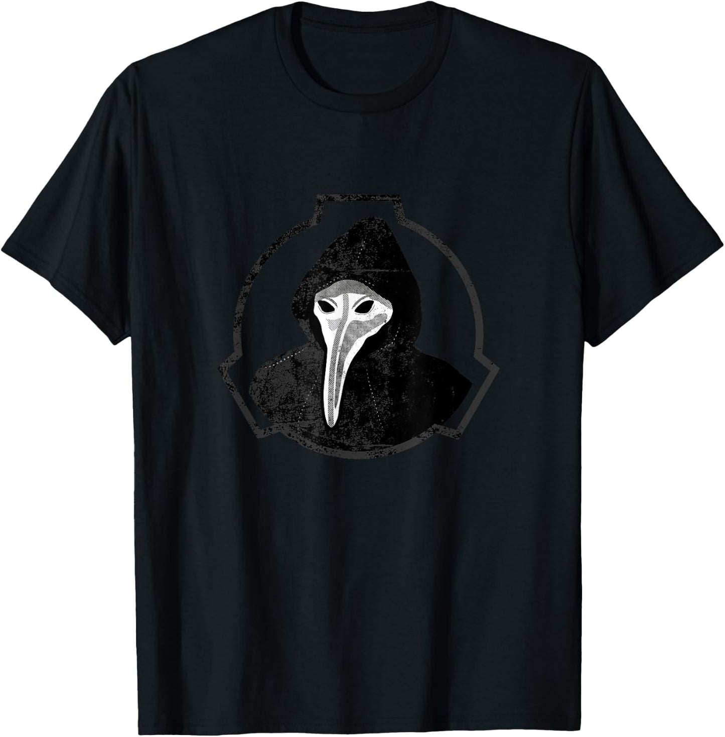 SCP-049 Plague Doctor SCP T-Shirt - T-Shirt | Black