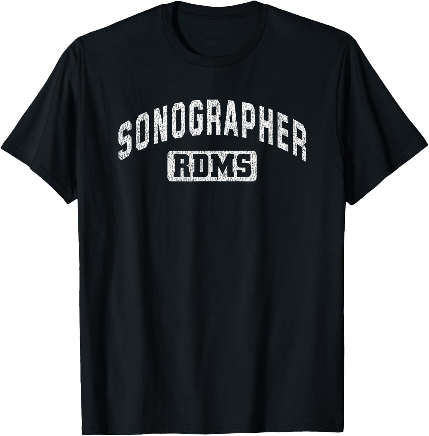 Sonographer RDMS Ultrasound Technician Gift T-Shirt - T-Shirt | Black