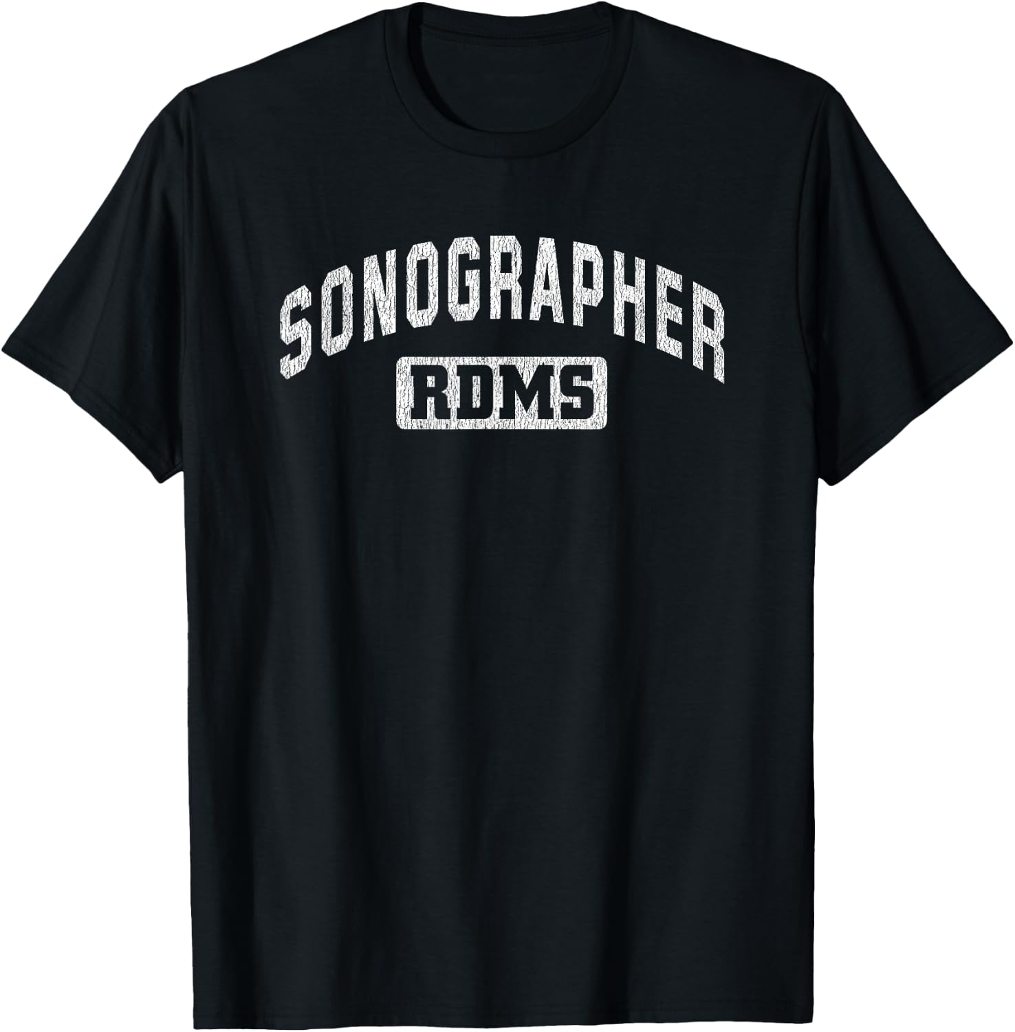 Sonographer RDMS Ultrasound Technician Gift T-Shirt - T-Shirt | Black