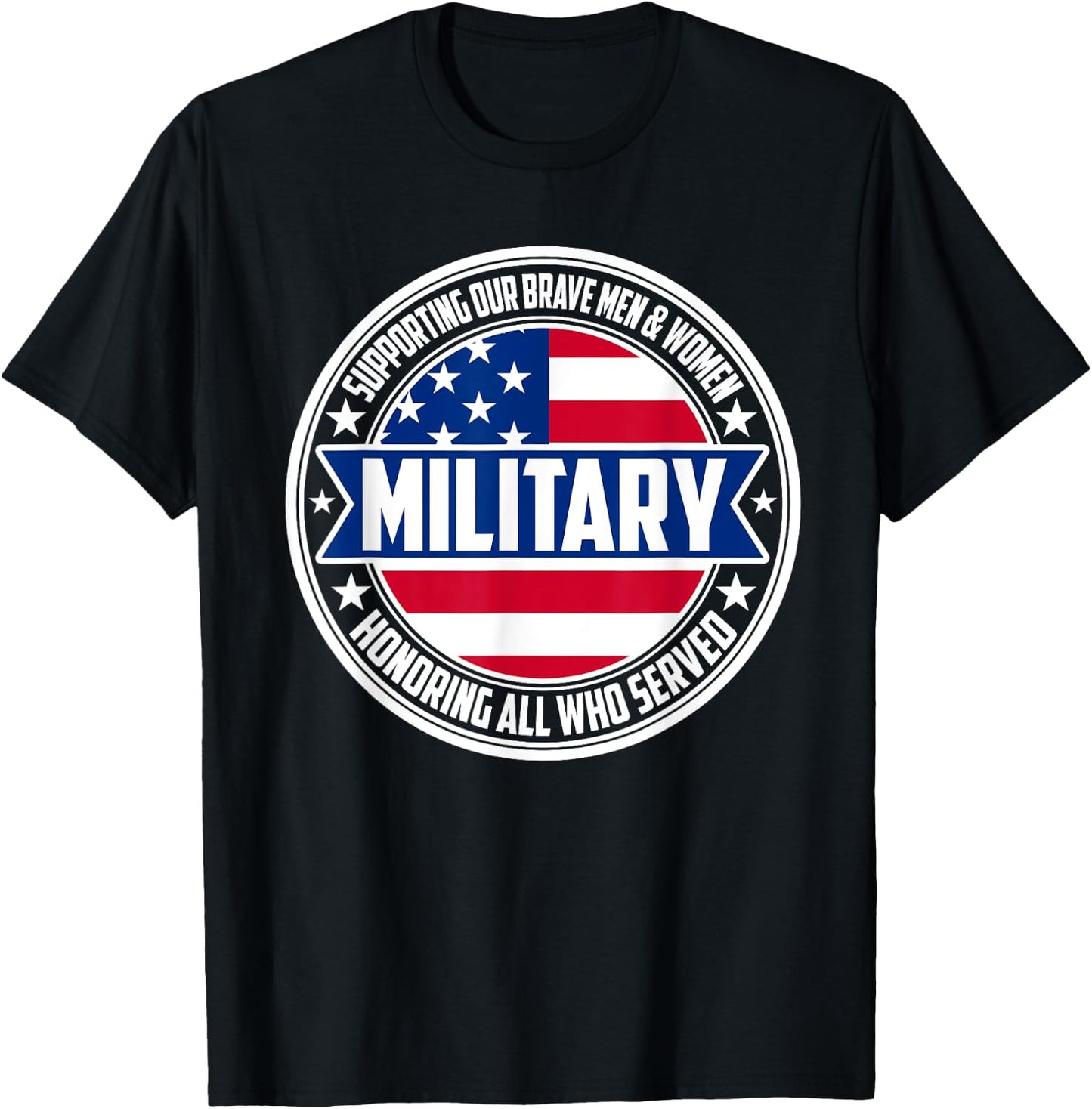 National Military Appreciation Month T-Shirt - T-Shirt | Black