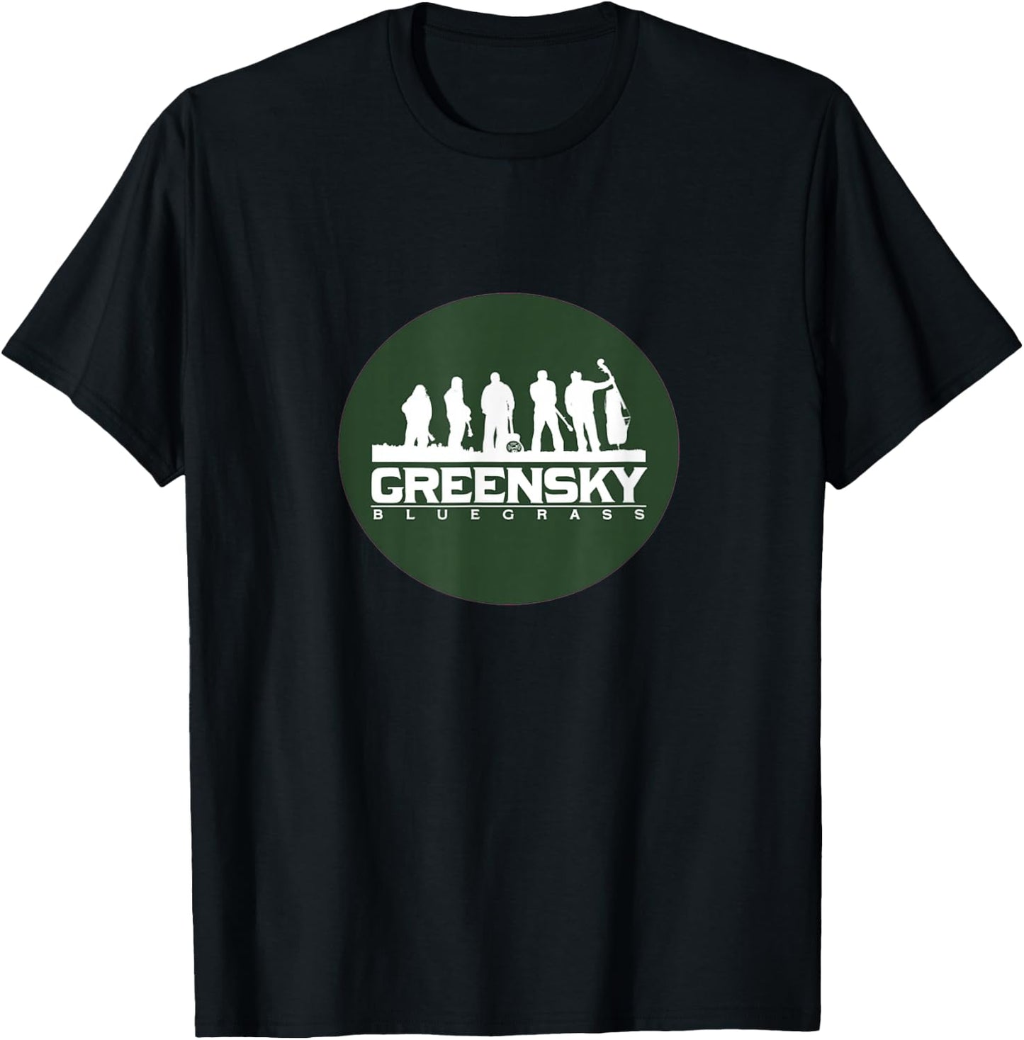 Festival green bluegrass. T-Shirt - T-Shirt | Black
