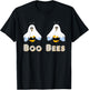 Funny Halloween Shirt Boo Bees T Shirt Gift T-Shirt - T-Shirt | Black