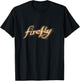 Firefly Iconic Light Trace Big Chest Text Logo T-Shirt - T-Shirt | Black