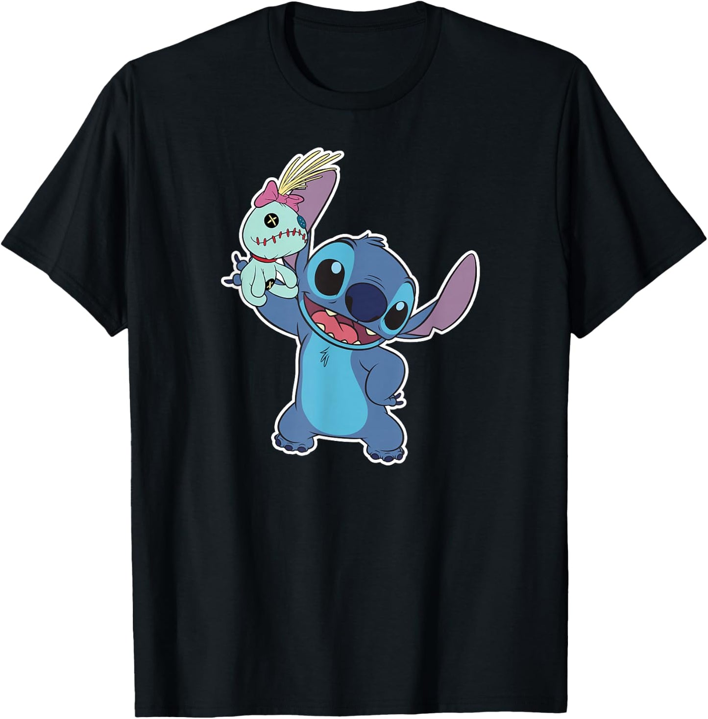 Lilo & Stitch - Dynamic Duo T-Shirt - T-Shirt | Black