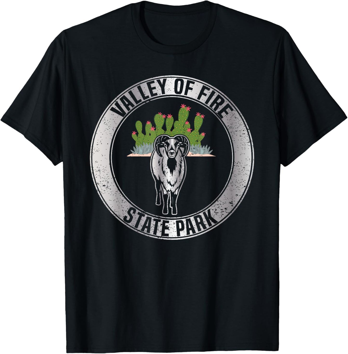 Valley of Fire State Park Nevada Recreational Souvenir T-Shirt - T-Shirt | Black