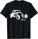 1932 Hot Rod Roadster Silhouette T-Shirt - T-Shirt | Black