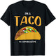 I'm a Taco in a Human Costume Halloween Cosplay Easy Outfit T-Shirt - T-Shirt | Black