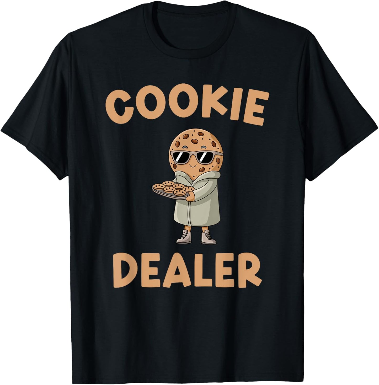 Cookie Dealer Love Baker Seller Crew National Cookie Day T-Shirt - T-Shirt | Black