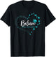 Peritoneal Cancer Awareness Butterfly Believe T-Shirt - T-Shirt | Black