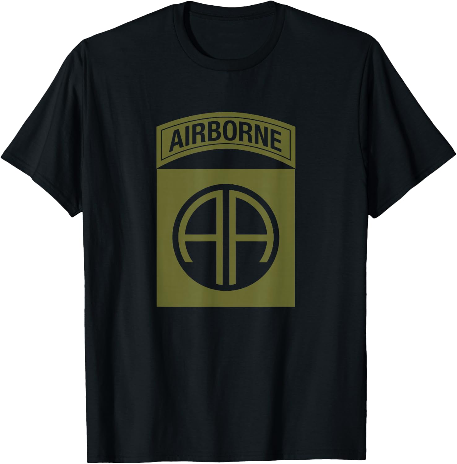 82nd Airborne Division Paratrooper T-Shirt - T-Shirt | Black