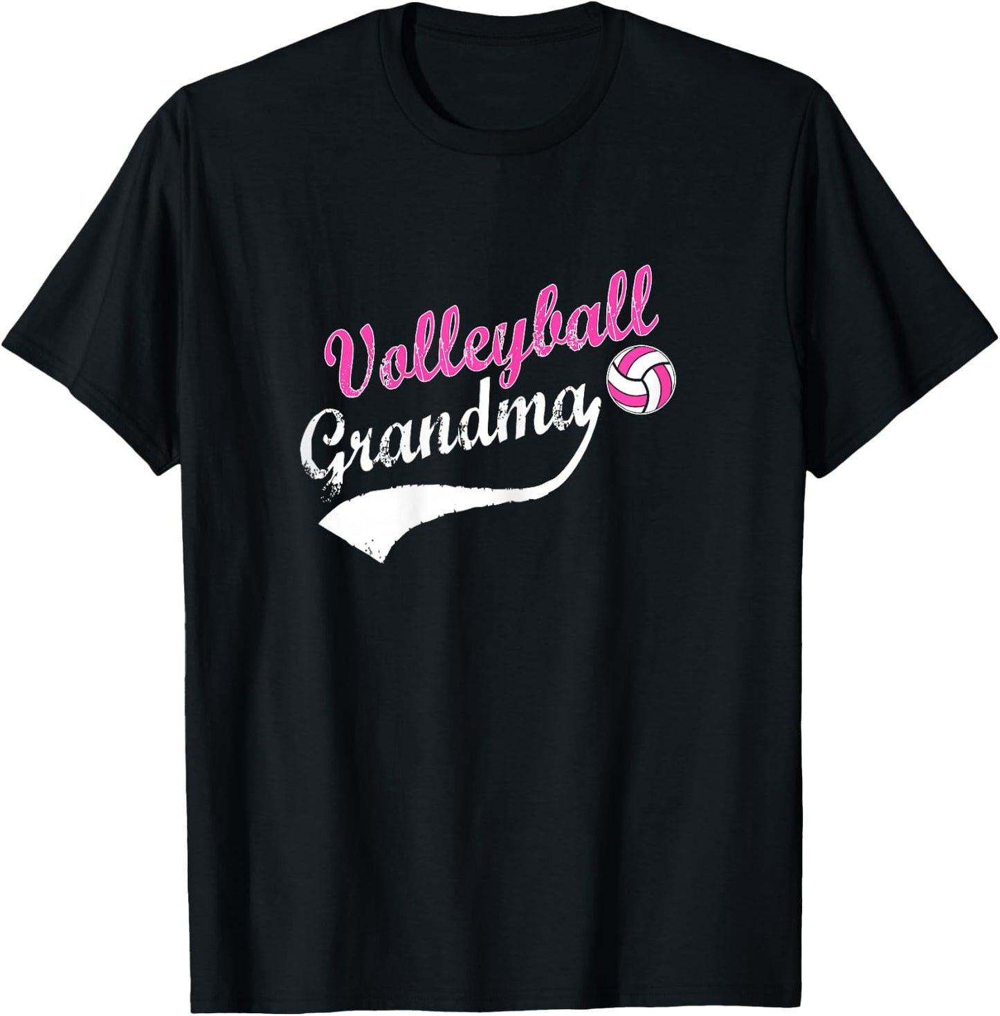 I'm a Volleyball Grandma T-Shirt - T-Shirt | Black