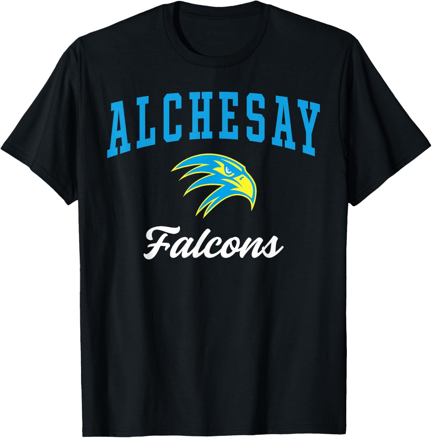 Alchesay High School Falcons C3 T-Shirt - T-Shirt | Black